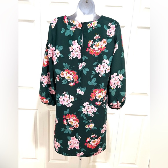 🔥SOLD🔥Ann Taylor | PETITE FLORAL
LANTERN SLEEVE SHIFT DRESS - Picture 8 of 11